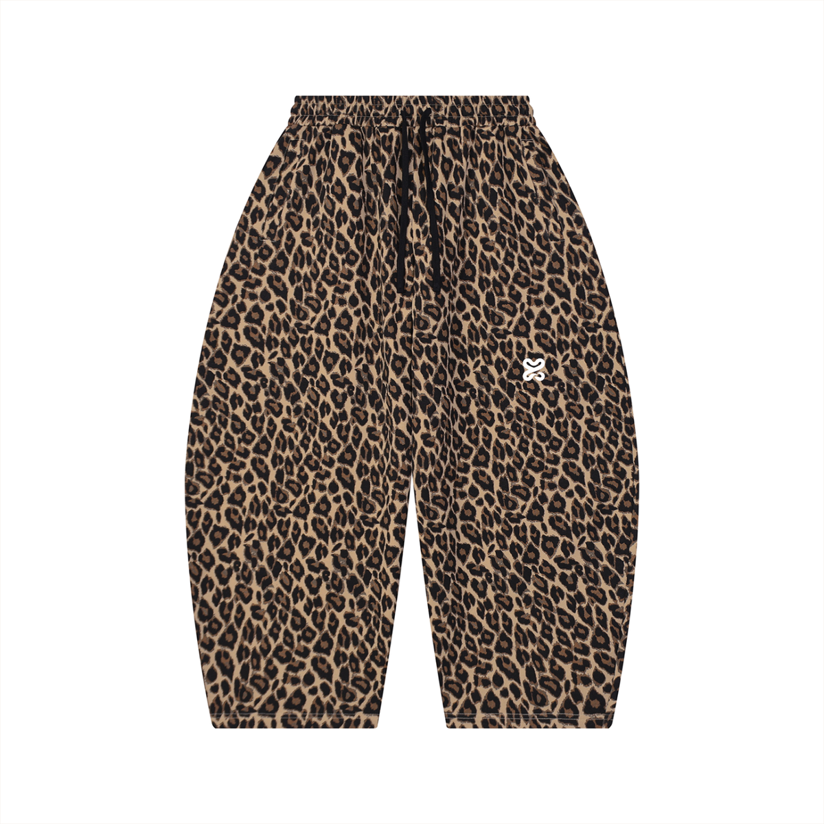 YUME Leopard Barrel Sweatpants