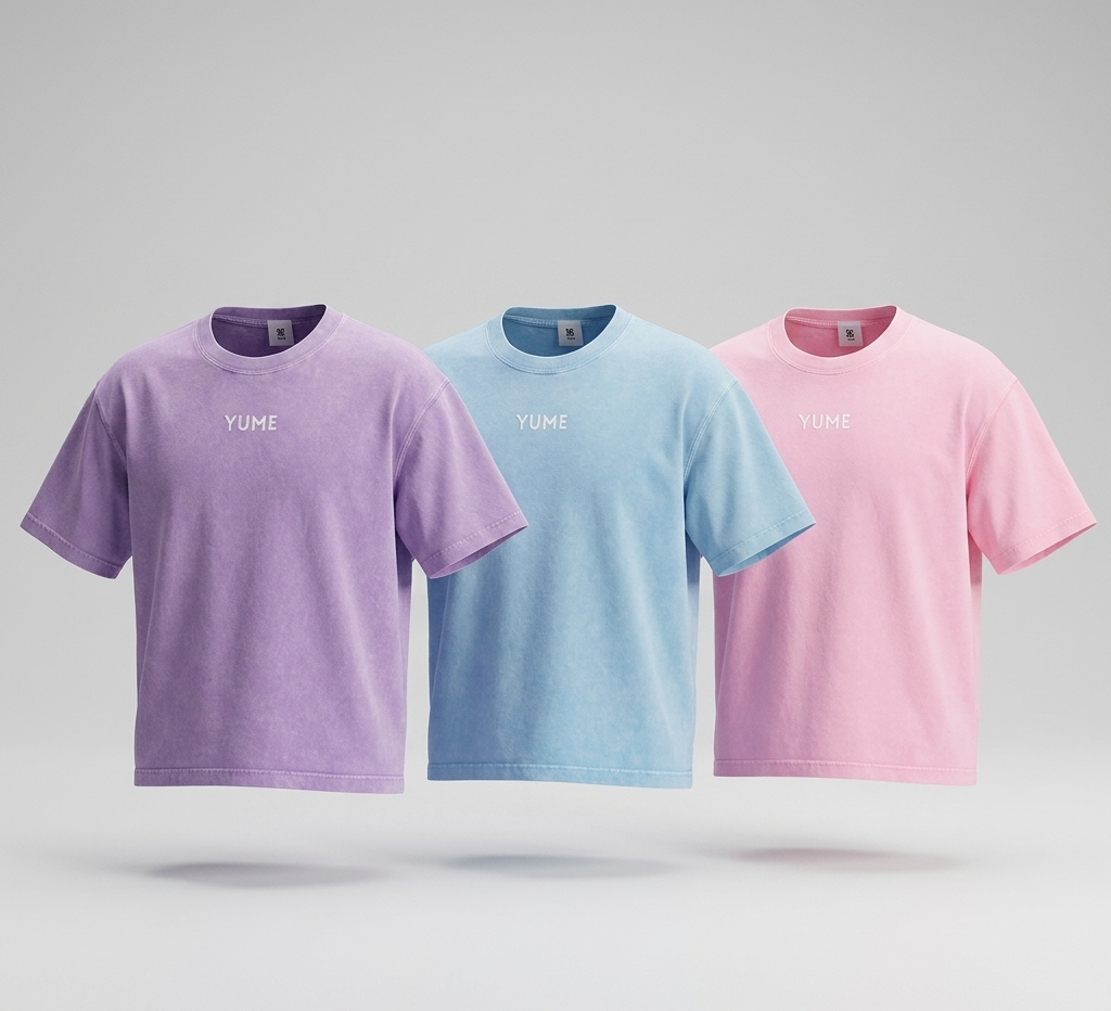 Yume Cloud Mineral Wash Boxy Tee