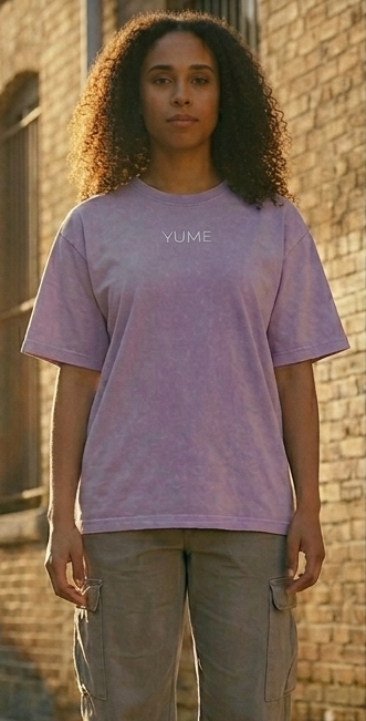 Yume Cloud Mineral Wash Boxy Tee