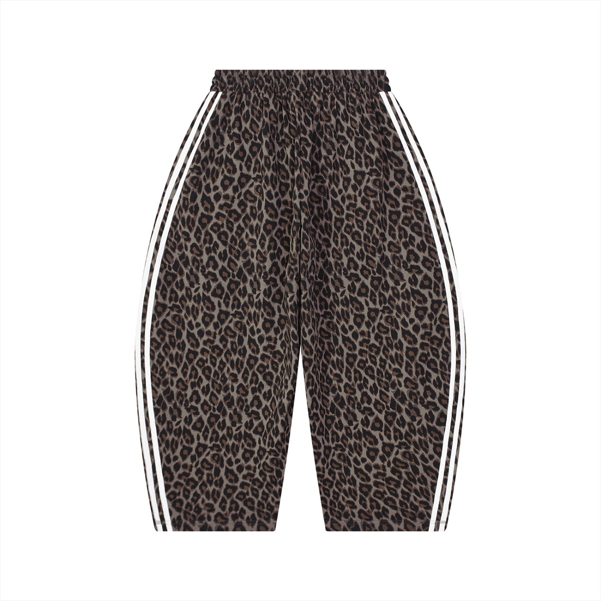 YUME Leopard Barrel Sweatpants