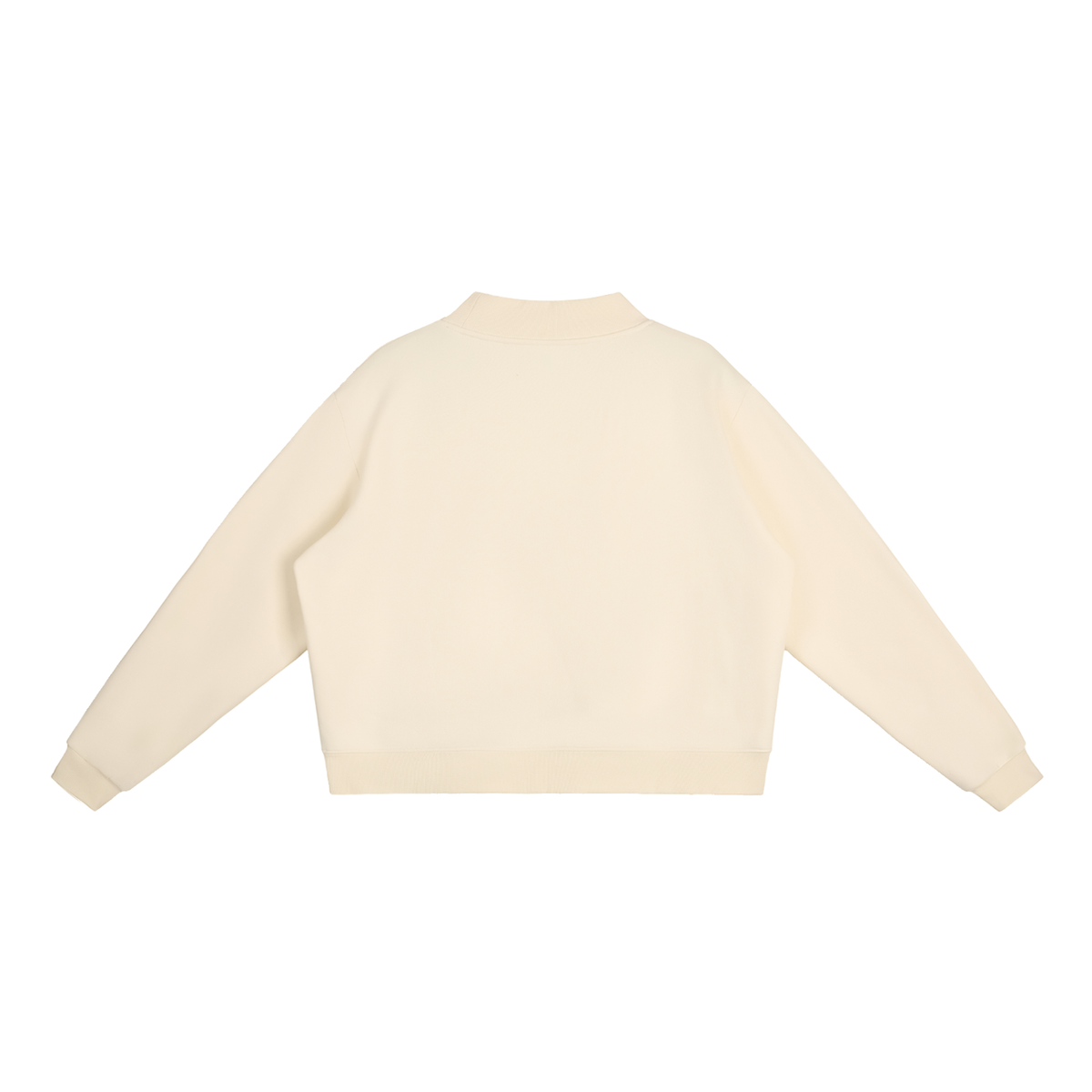 Womens,Sweatshirt,Essentials,Girls,Fleece,Oversized,Crew,Mock,Neck