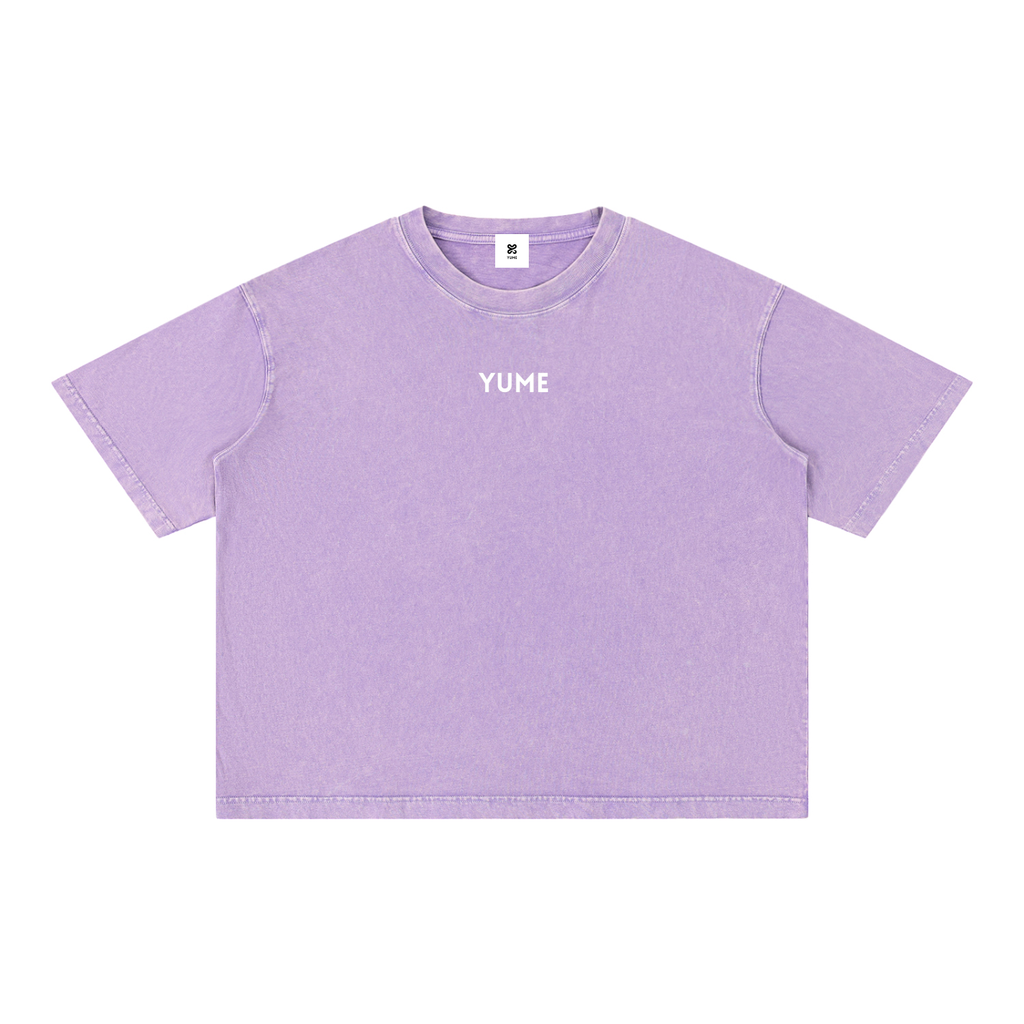 Yume Cloud Boxy Tshirt,Mineral Wash Boxy Tee,Yume Tshirt,unisex Tee,Wash Tshirt ,vintage tshirt 