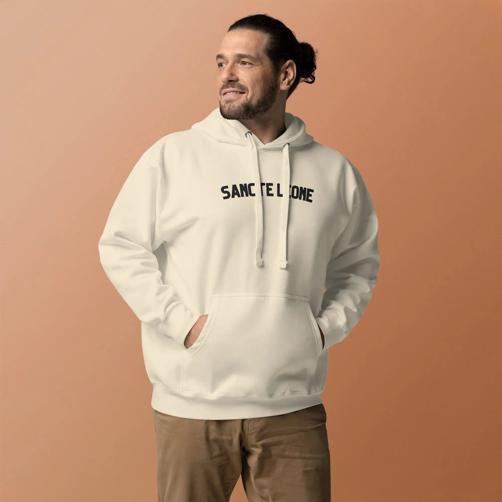 Sancte Leone Embroidered Hoodie – Minimalist Luxury