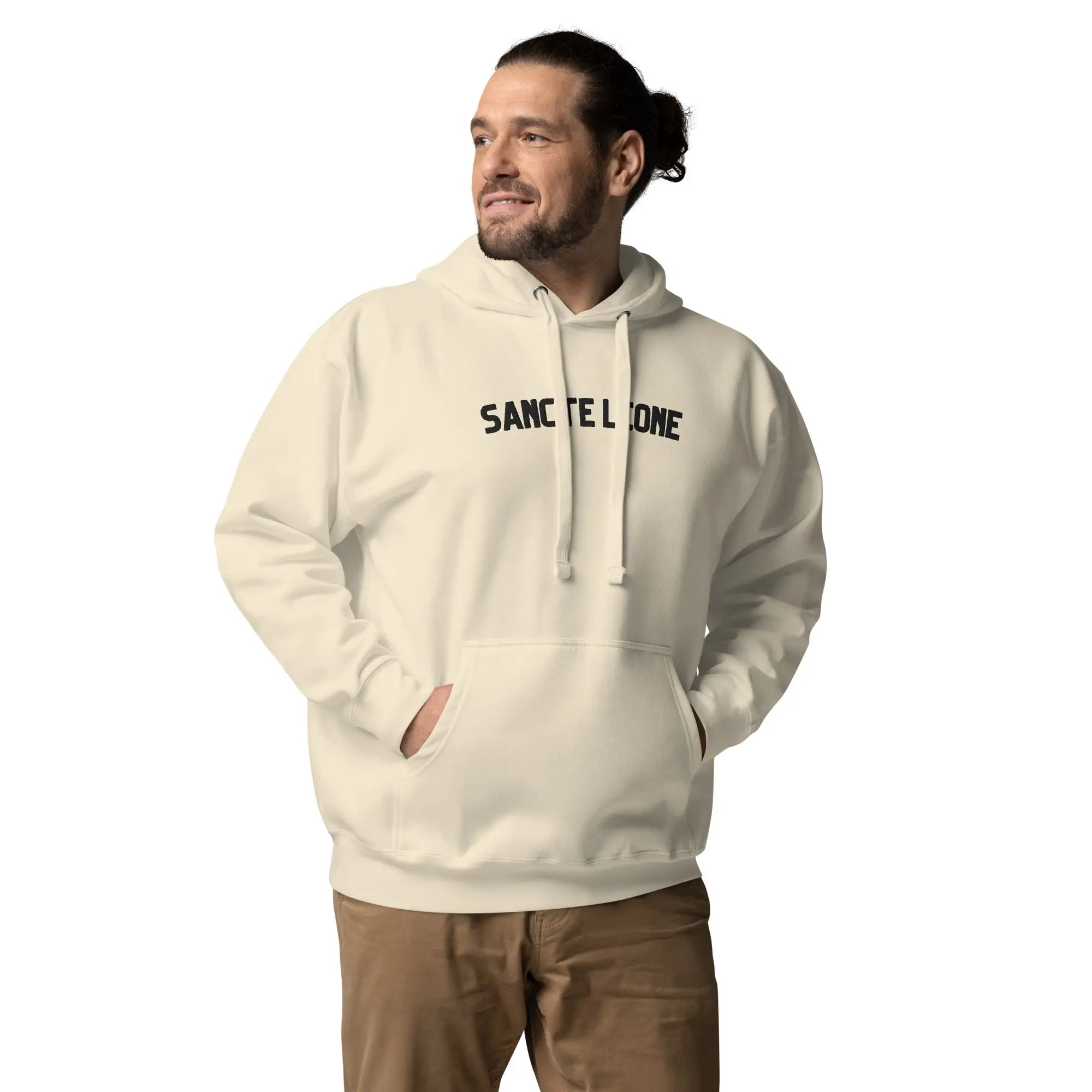 Sancte Leone Embroidered Hoodie – Minimalist Luxury