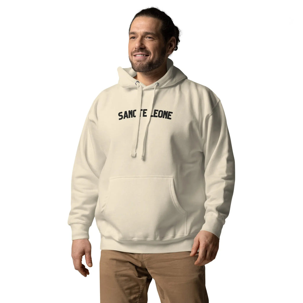 Sancte Leone Embroidered Hoodie – Minimalist Luxury
