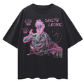 Sancte Leone “King Leone” Oversized T-Shirt – Drop Shoulder Streetwear Graphic Tee