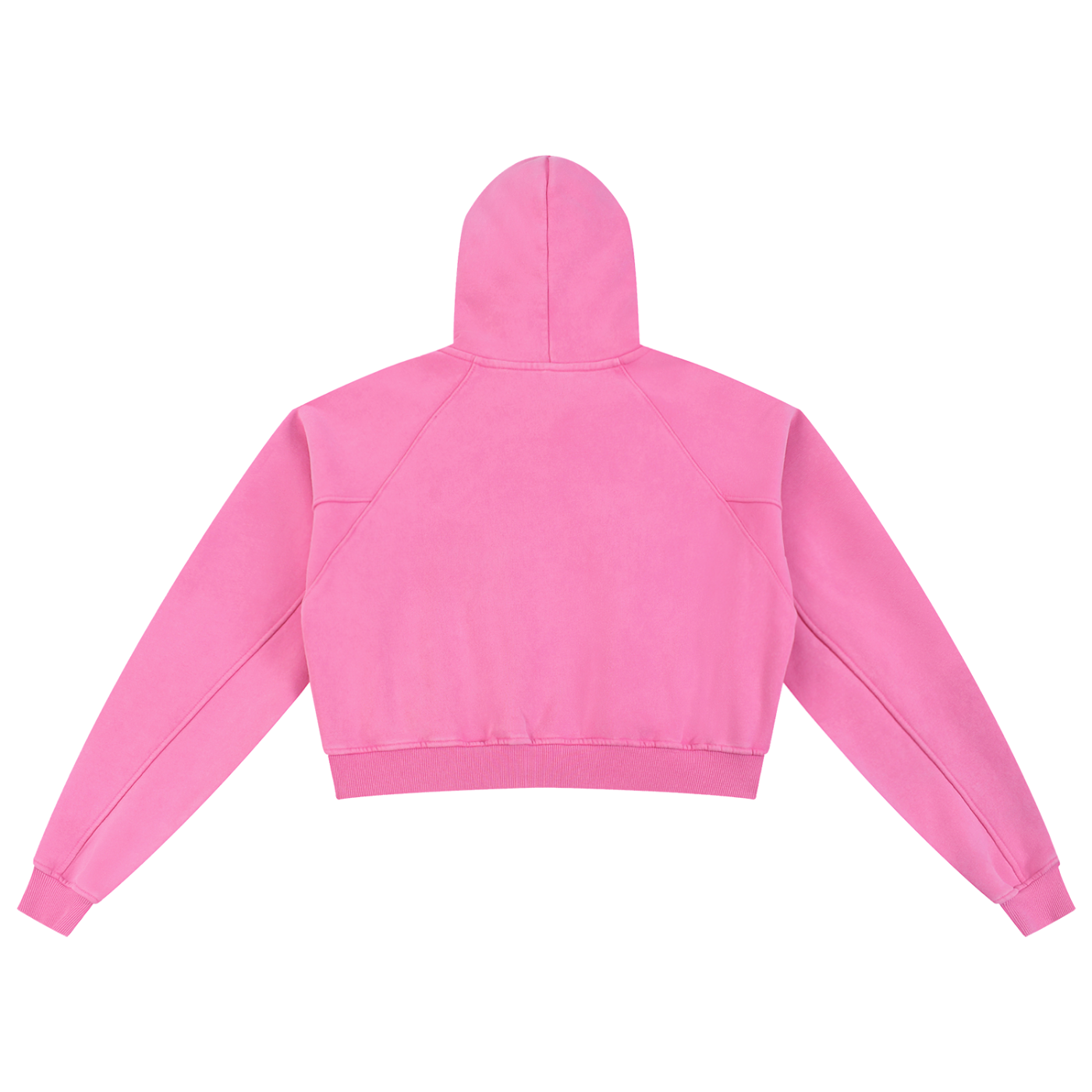 Sancte Leone Snow Washed Cropped Hoodie – Vintage Wash Streetwear Pullover