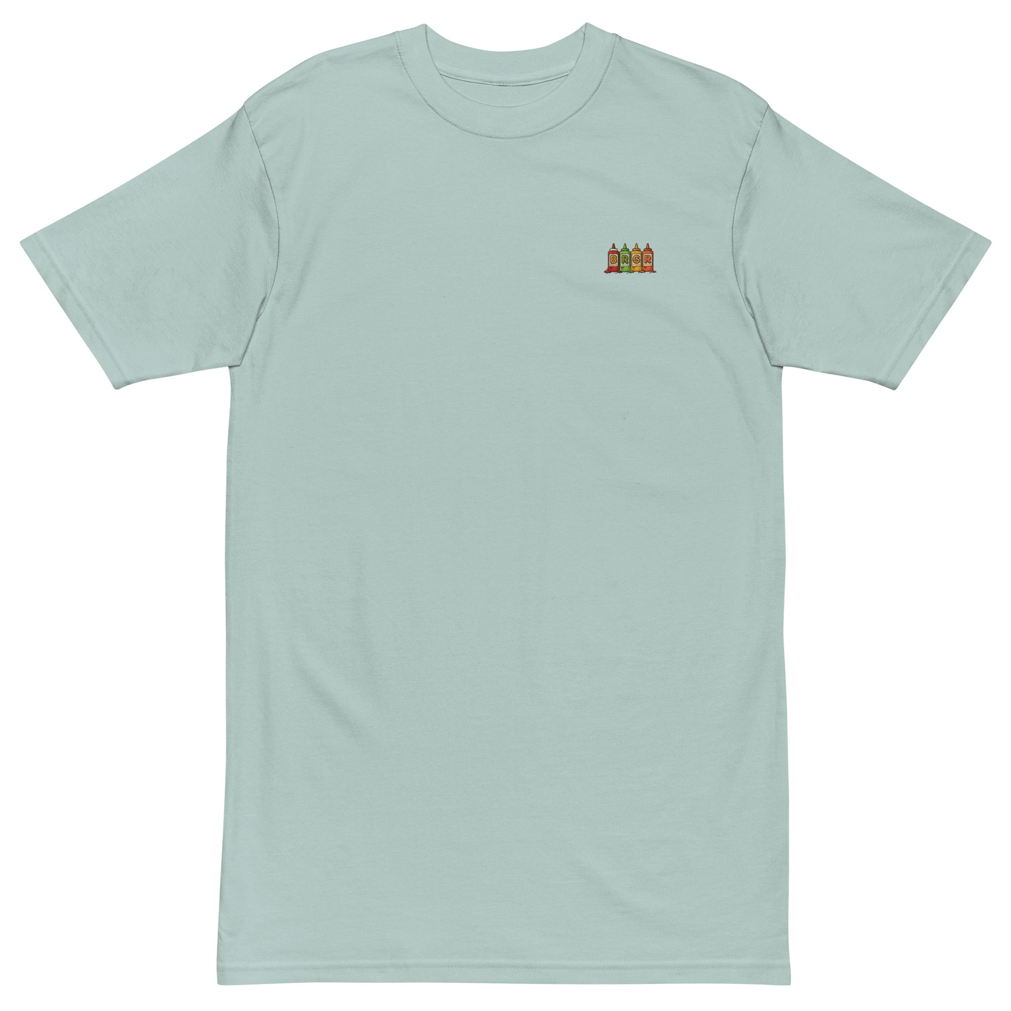 BRGR Sauce Embroidered Heavyweight Tee – Premium Streetwear Essential