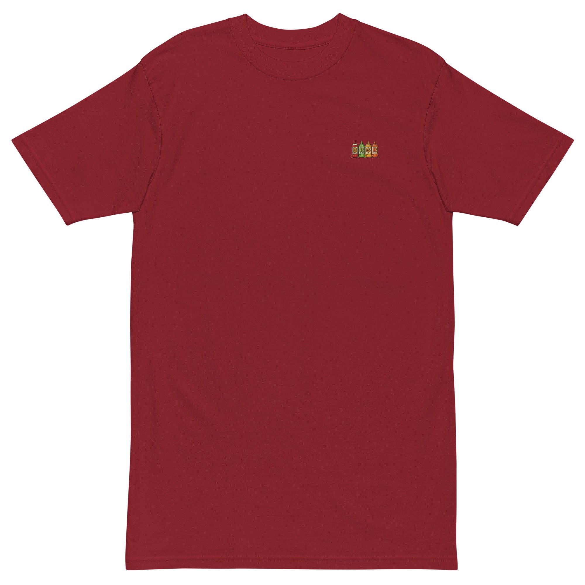 BRGR Sauce Embroidered Heavyweight Tee – Premium Streetwear Essential