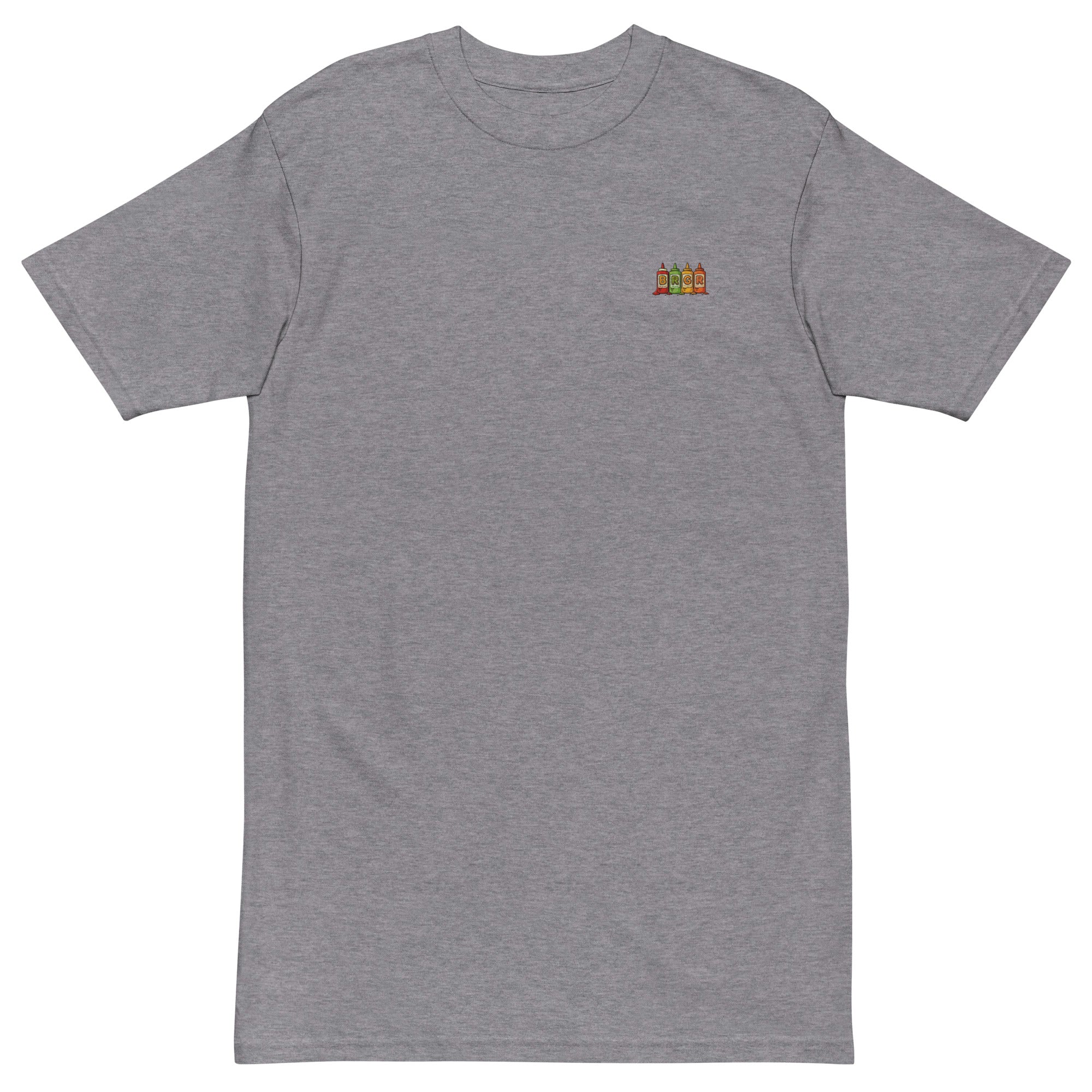 BRGR Sauce Embroidered Heavyweight Tee – Premium Streetwear Essential