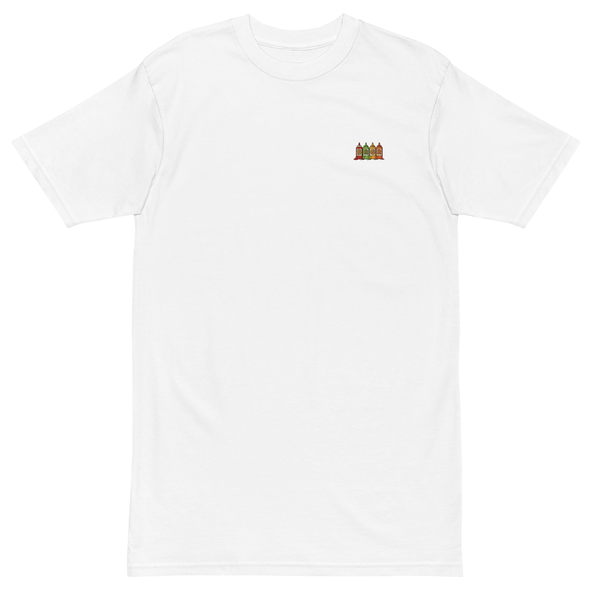 BRGR Sauce Embroidered Heavyweight Tee – Premium Streetwear Essential