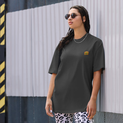 BRGR Logo Oversized Faded T-Shirt – Vintage Streetwear Essential