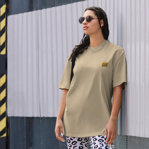 BRGR Logo Oversized Faded T-Shirt – Vintage Streetwear Essential